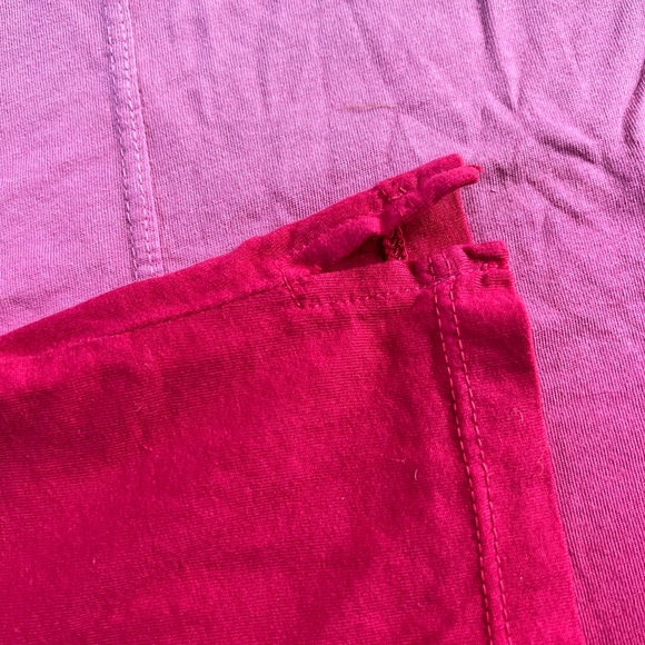 NWT Women’s Anthropologie good hYOUman Pink Ombré T-shirt, size Small - Picture 5 of 9